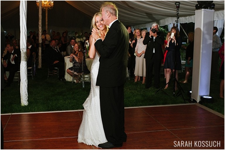 Bride dances with father