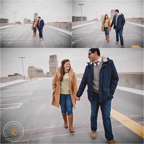 Detroit Institue of Arts Downtown Detroit Michigan Z Lot Engagement Photographers 0068pp w568 h568 | Sarah Kossuch Photography