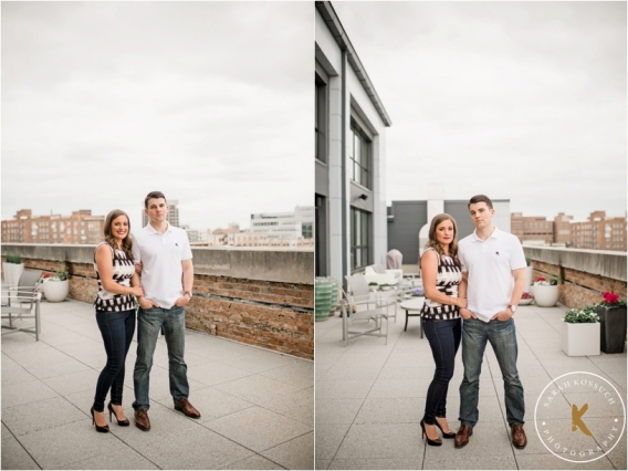 Detroit Loft Campius Martius and Wright Company Engagement Photography 0216pp w568 h426 | Sarah Kossuch Photography