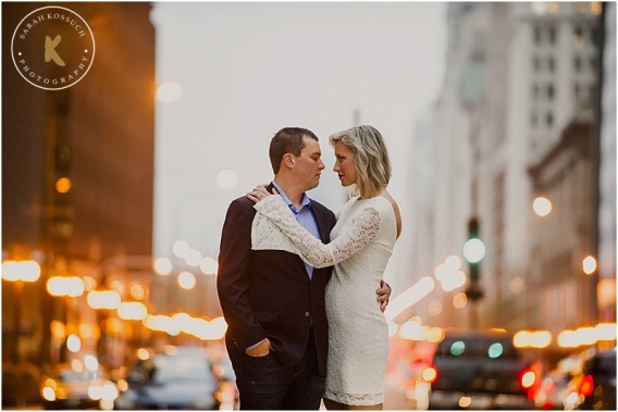 Beautiful Downtown Chicago Illonois Engagement Photography 0037pp w568 h379 | Sarah Kossuch Photography
