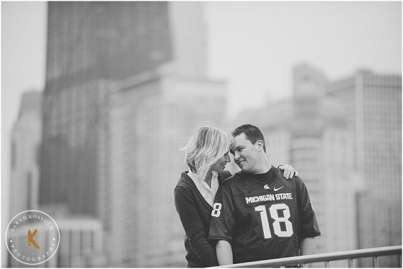 Beautiful Downtown Chicago Illonois Engagement Photography 0041pp w568 h379 | Sarah Kossuch Photography