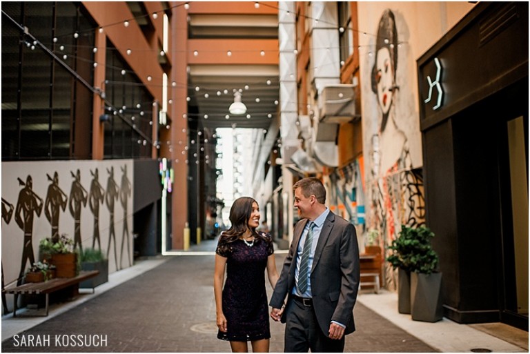 Z Lot Downtown Detroit Michigan Engagement Photography 0924 | Sarah Kossuch Photography
