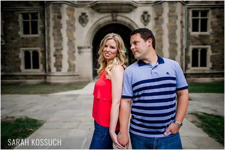 Law Quad Ann Arbor Michigan Engagement Photography 1045 | Sarah Kossuch Photography