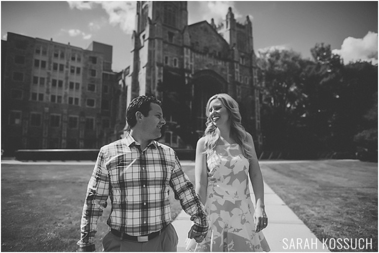 Law Quad Ann Arbor Michigan Engagement Photography 1051 | Sarah Kossuch