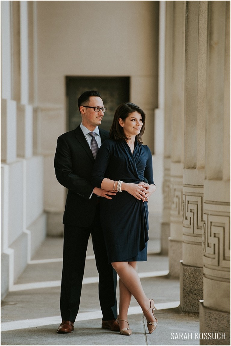 Cafe Felix and UMMA Ann Arbor Engagement 1201 | Sarah Kossuch Photography