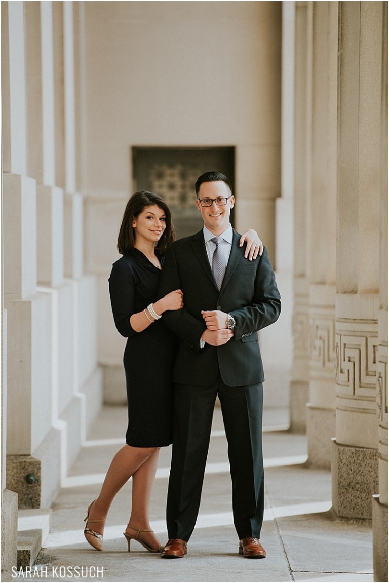 Cafe Felix and UMMA Ann Arbor Engagement 1203 | Sarah Kossuch Photography