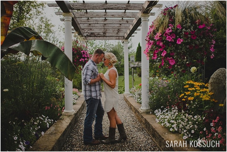 Heavenly Scent Herb Farm Fenton Michigan Engagement 1154 | Sarah Kossuch