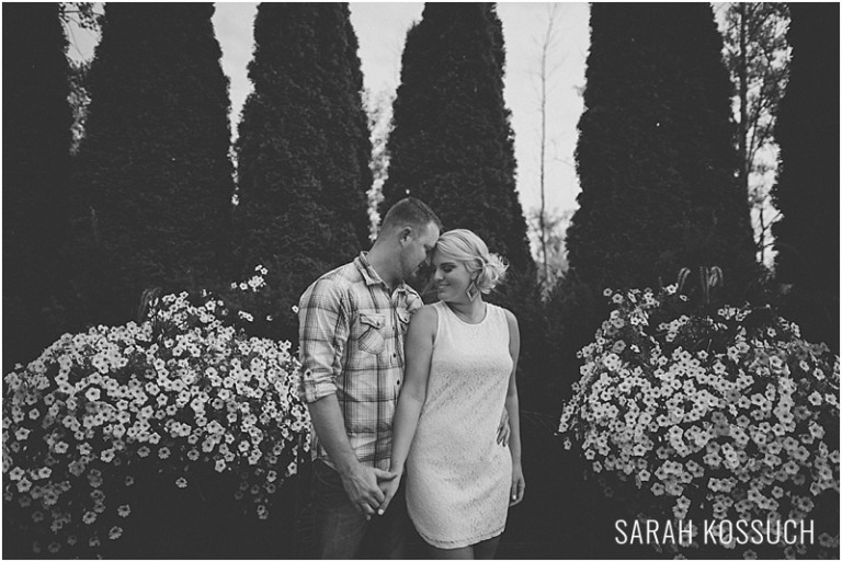 Heavenly Scent Herb Farm Fenton Michigan Engagement 1155 | Sarah Kossuch Photography