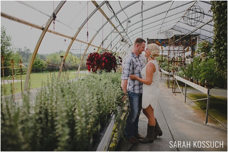 Heavenly Scent Herb Farm Fenton Michigan Engagement 1156 | Sarah Kossuch
