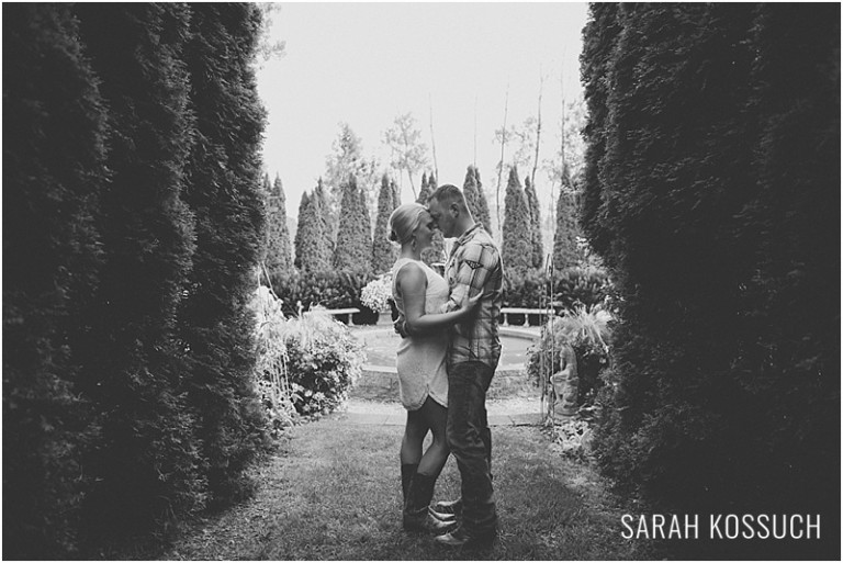 Heavenly Scent Herb Farm Fenton Michigan Engagement 1159 | Sarah Kossuch Photography