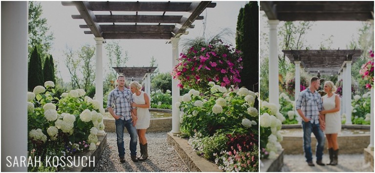 Heavenly Scent Herb Farm Fenton Michigan Engagement 1160 | Sarah Kossuch
