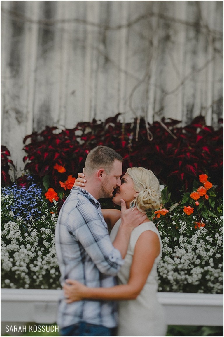 Heavenly Scent Herb Farm Fenton Michigan Engagement 1161 | Sarah Kossuch Photography