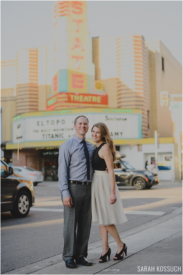 Summer photography engagement session at the University of Michigan Law Quad in Ann Arbor Michigan.