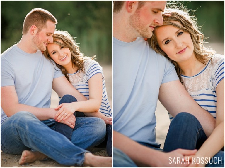 Port Huron Beach Engagement Photography 1128 | Sarah Kossuch Photography