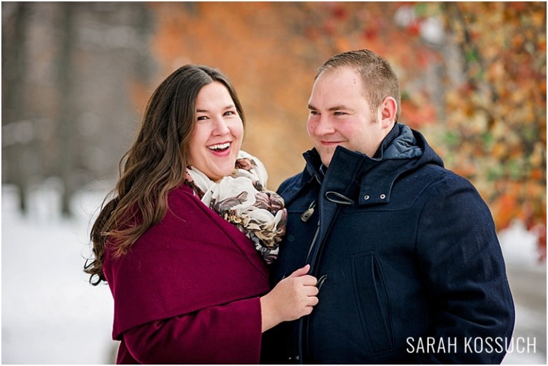 Royal Oak Michigan Engagement Photography 1167 | Sarah Kossuch Photography