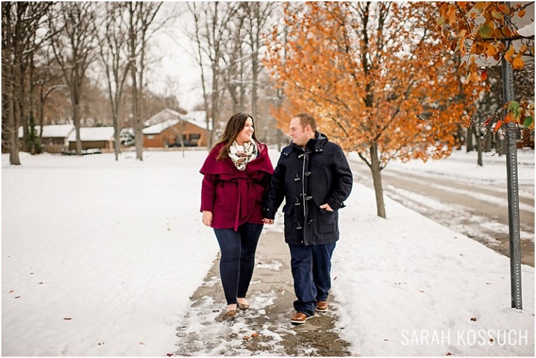 Royal Oak Michigan Engagement Photography 1168 | Sarah Kossuch Photography