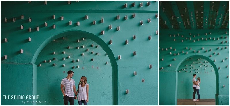 DIA Dequindre Cut Spring Engagement Photography 1245 | Sarah Kossuch Photography