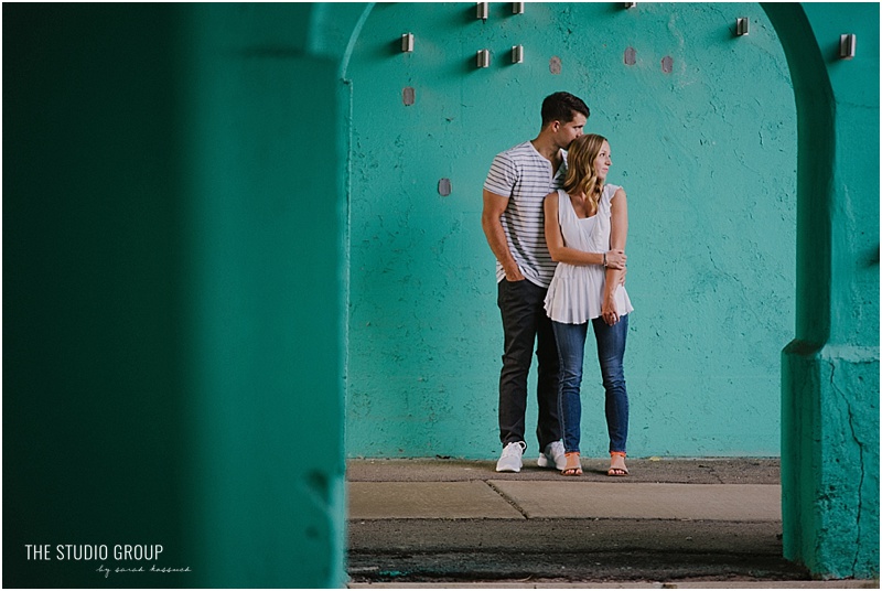 DIA Dequindre Cut Spring Engagement Photography 1246 | Sarah Kossuch