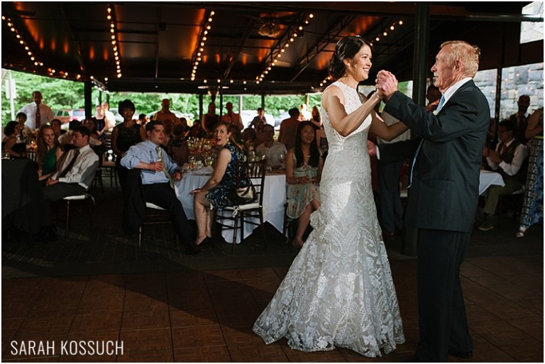 Bride dances with father