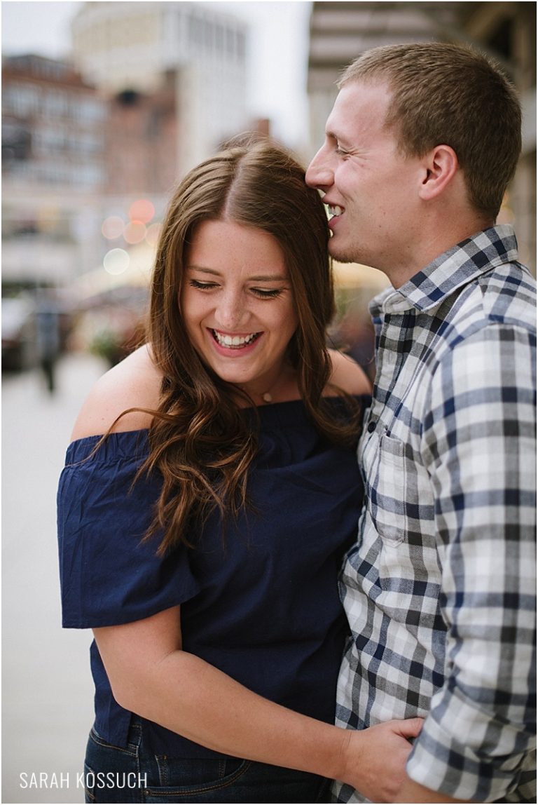 Downtown Detroit Engagement 1964 | Sarah Kossuch Photography