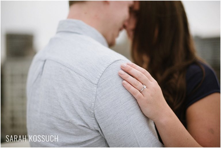 Downtown Detroit Engagement 1976 | Sarah Kossuch Photography
