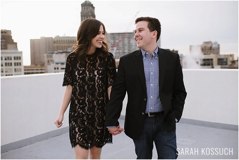 Downtown Detroit Engagement 2425 | Sarah Kossuch Photography