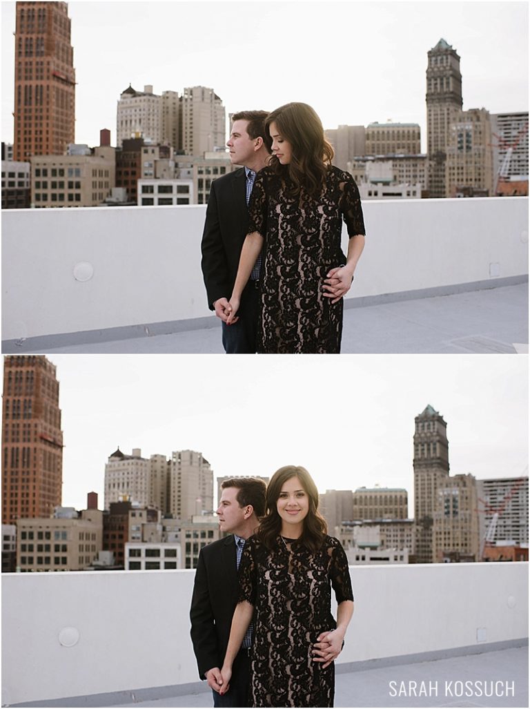 Downtown Detroit Engagement 2434 | Sarah Kossuch Photography
