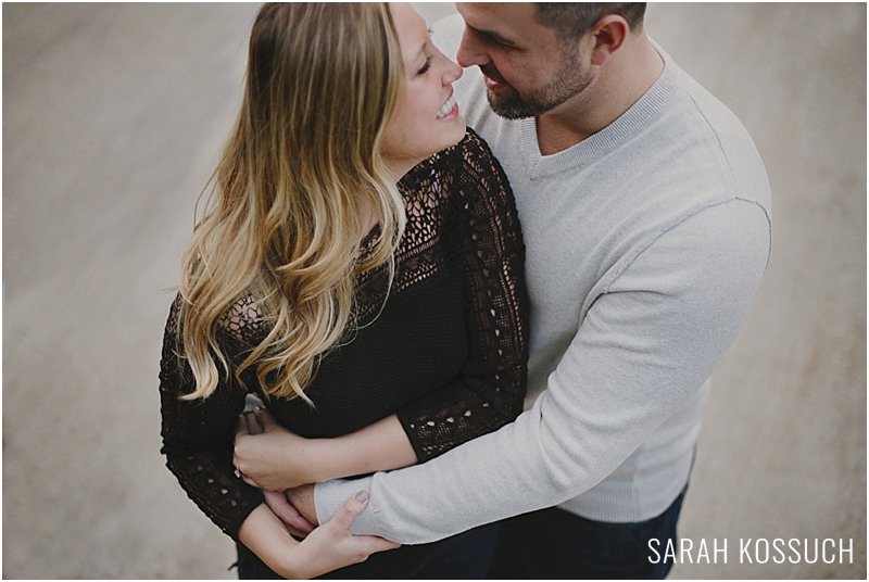 Downtown Rochester Winter Engagement 2703 | Sarah Kossuch Photography