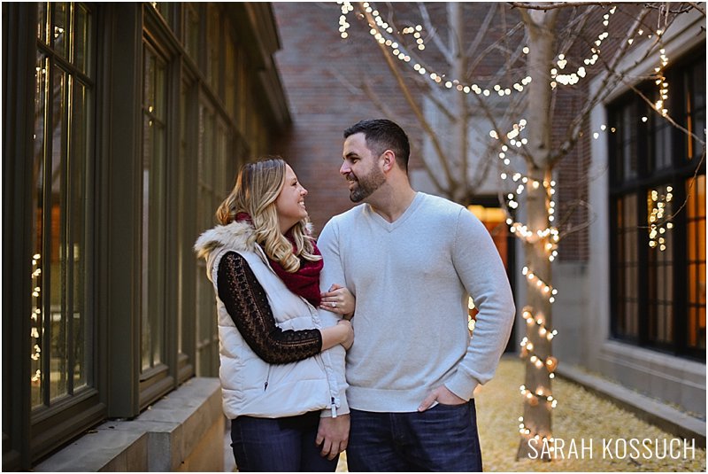 Downtown Rochester Winter Engagement 2707 | Sarah Kossuch Photography