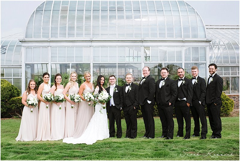 Bride and groom, Bridal Party, Belle Isle Conservatory, Spring Wedding, Detroit Yacht Club, Belle Isle, Detroit Wedding, Sarah Kossuch Photography