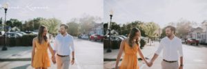 Walking Across Street, Sunsets, Downtown Rochester, Main Street, Downtown Rochester, Michigan Engagement, Documentary Photography, Fine Art Edits, The Knot Top Pick, Sarah Kossuch Photography