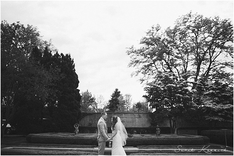 Bride and Groom, Black and White Portrait, Grosse Pointe War Memorial, Grosse Pointe Wedding Photography, Grosse Pointe Memorial Wedding, Detroit Wedding Photographer, Documentary Wedding Photography, The Knot Top Pick, Sarah Kossuch Photography