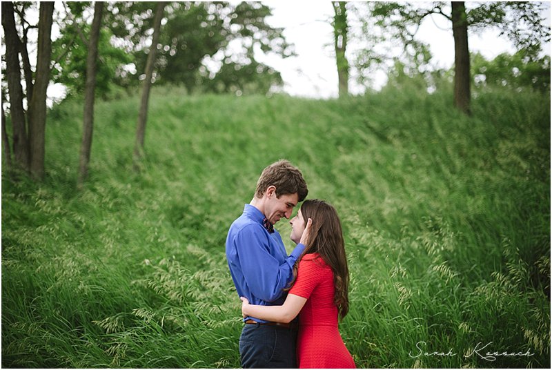 Long Grass, Red Dress, Summer Engagement, Pinckney Recreation Area, Ann Arbor, Michigan, Metro Detroit Photographers, Documentary Photography, Engagement Photography, The Knot Top Pick, Sarah Kossuch Photography