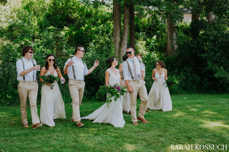Backyard Novi Chop House Michigan Wedding 1051 | Sarah Kossuch Photography