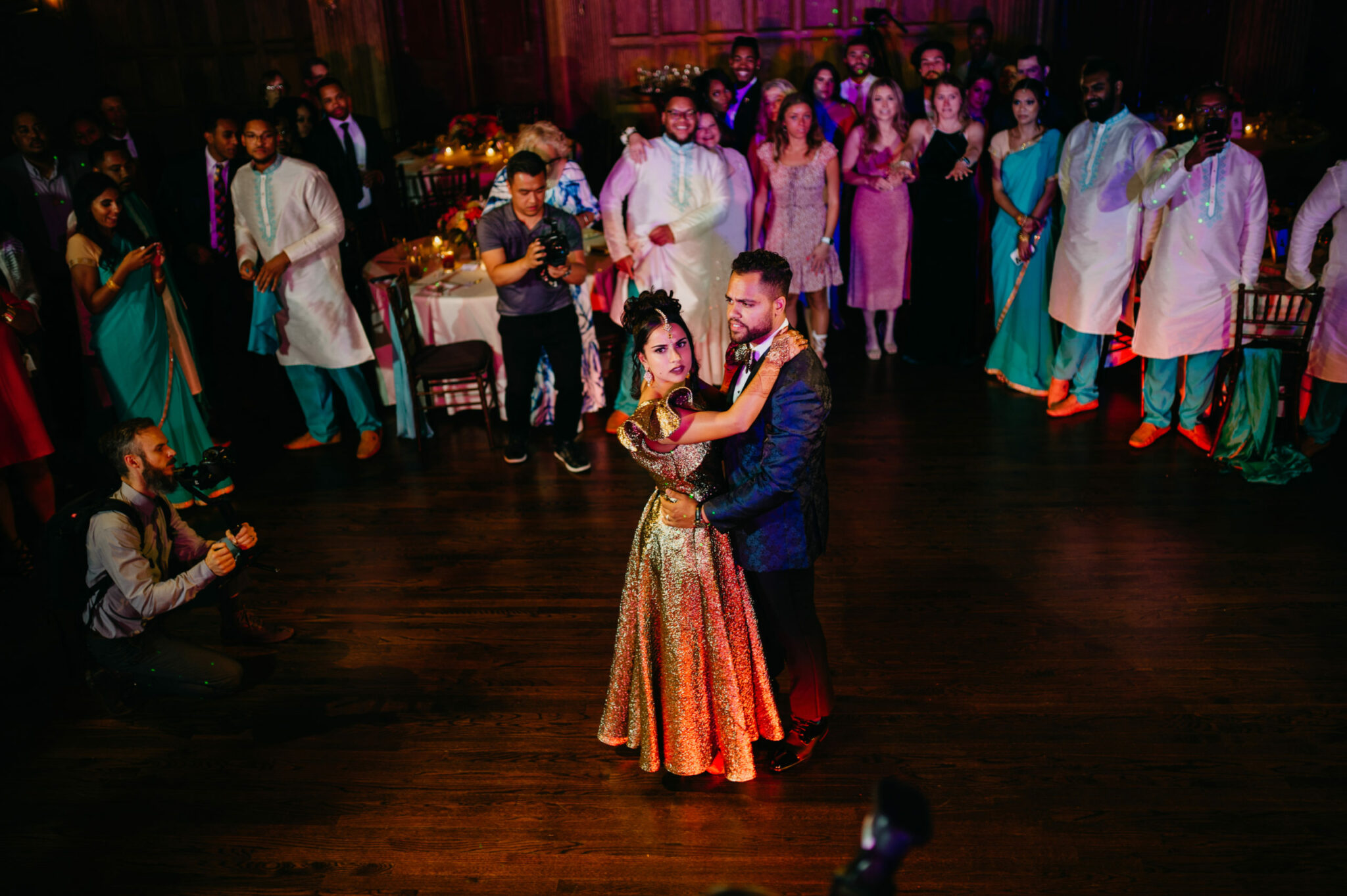 Aria & Joseph's Hindu infused Gem Theatre Detroit wedding was nothing short of amazing. From the colors, the details, their personalities and even the love surrounding them made the day magnificent.